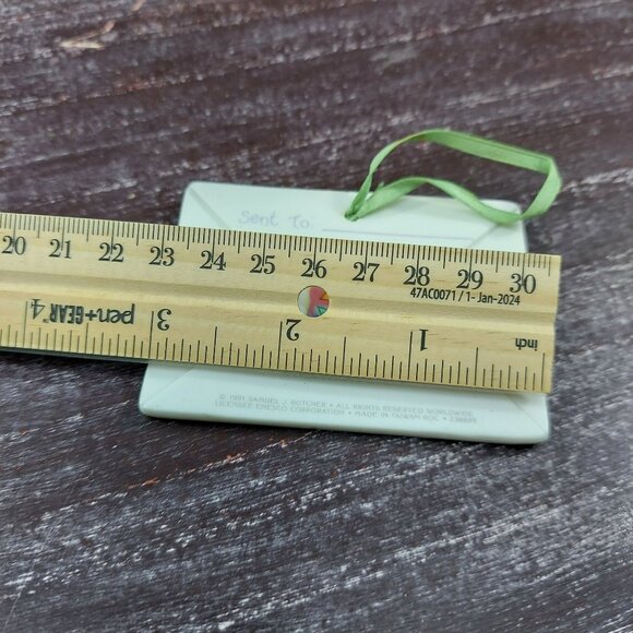 Vintage Precious Moments "I Love You" 1992 Easter Seals Collectible Ceramic Orna - Picture 6 of 6